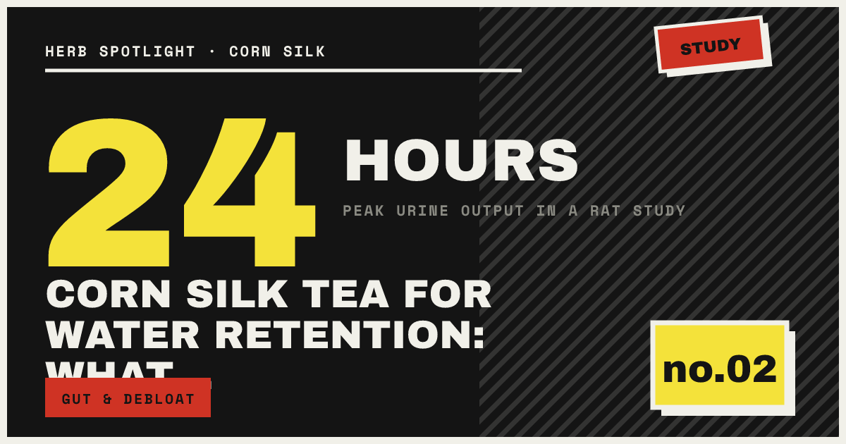CORN SILK TEA FOR WATER RETENTION: WHAT…
