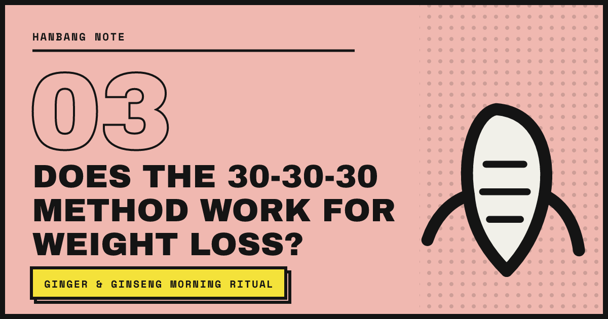 DOES THE 30-30-30 METHOD WORK FOR WEIGHT LOSS?