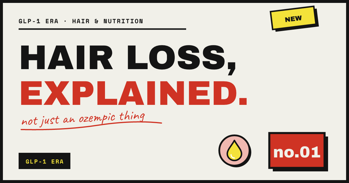 HAIR LOSS, EXPLAINED. — not just an ozempic thing