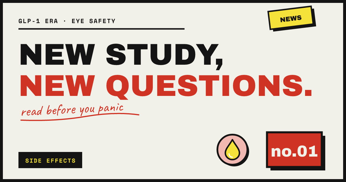 NEW STUDY, NEW QUESTIONS. — read before you panic