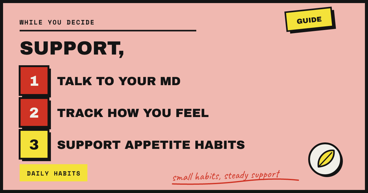 SUPPORT, THAT TRAVELS. — small habits, steady support