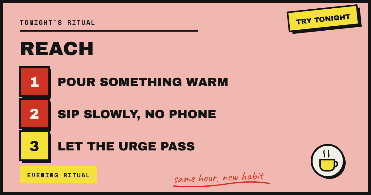 REACH DIFFERENTLY — same hour, new habit