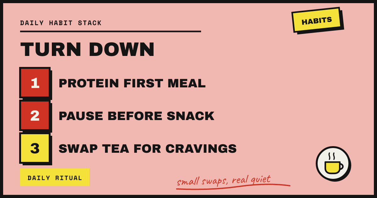 TURN DOWN THE VOLUME — small swaps, real quiet