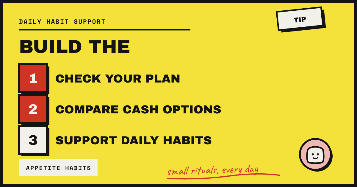 BUILD THE HABIT, TOO. — small rituals, every day